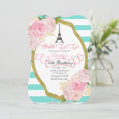 Uitnodiging van de Partij van de Partij van Parijs (Staand voorkant)