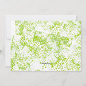 Uitnodiging van de partij van de partij van Wschad (Achterkant)