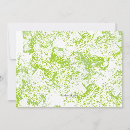 Uitnodiging van de partij van de partij van Wschad (Achterkant)