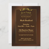 Uitnodiging van de Partij van de Pensionering - Fo (Achterkant)