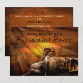 Uitnodiging van de Partij van de pensionering, Oud (Voorkant / Achterkant)