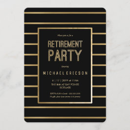 Uitnodiging van de Partij van de Pensionering - Pa