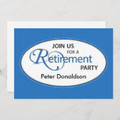 Uitnodiging van de Partij van de pensionering Pers (Voorkant / Achterkant)