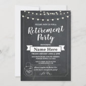 Uitnodiging van de Partij van de pensionering Rust (Voorkant)