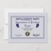 Uitnodiging van de Partij van de president Trump (Voorkant)