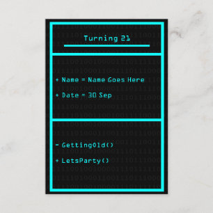 Uitnodiging van de Partij van de Programmering van