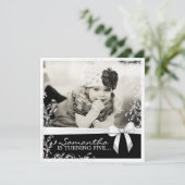  uitnodiging van de Partij van de Roze en van de Z (Staand voorkant)