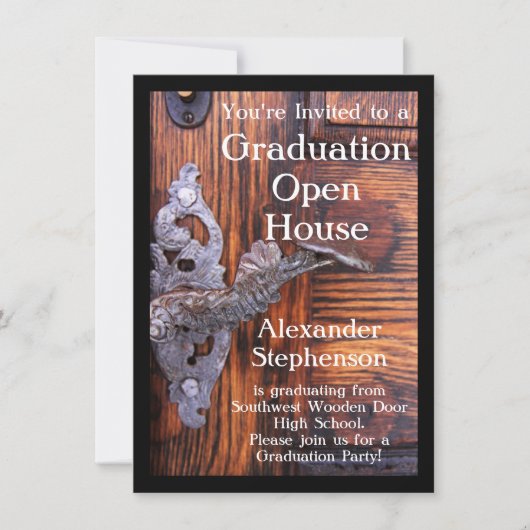 Uitnodiging van de Partij van de Rustige Deuraflei (Voorkant)