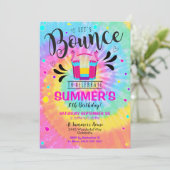 Uitnodiging van de Partij van de Stof de Sprong (Staand voorkant)