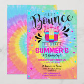 Uitnodiging van de Partij van de Stof de Sprong (Voorkant / Achterkant)