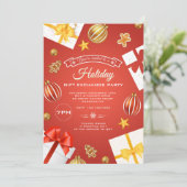 Uitnodiging van de partij van de Uitwisseling van (Staand voorkant)