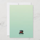 Uitnodiging van de partij van de Uitwisseling van  (Achterkant)