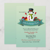 Uitnodiging van de partij van de Uitwisseling van  (Voorkant / Achterkant)