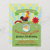 Uitnodiging van de Partij van de Verkomst van de R (Voorkant / Achterkant)