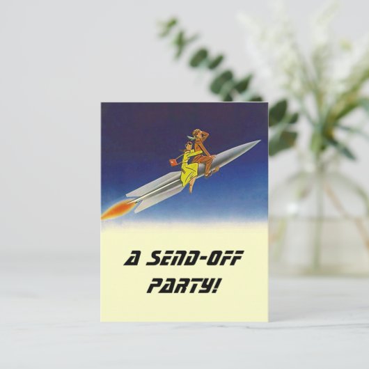 Uitnodiging van de Partij van de Verzending van de Briefkaart (Staand voorkant)