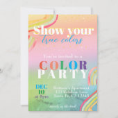 Uitnodiging van de Partij van de Volwassenpartij v (Voorkant)