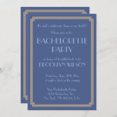 Uitnodiging van de Partij van de Vrijgezellin van (Voorkant / Achterkant)