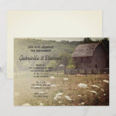 Uitnodiging van de partij van de WeatherBarn-parti (Voorkant / Achterkant)