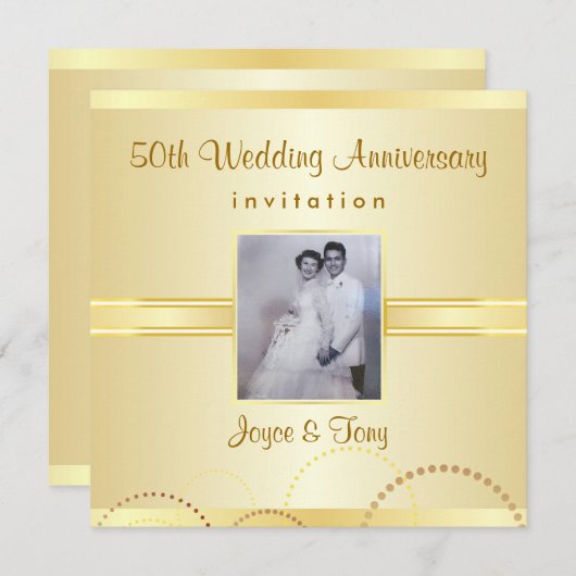 Uitnodiging van de Partij van het 50e Jubileum - F (Voorkant / Achterkant)