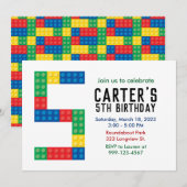 Uitnodiging van de Partij van het Blok van de Bouw (Voorkant / Achterkant)