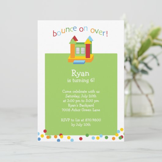 Uitnodiging van de Partij van het Huis van de Boun (Staand voorkant)