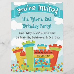 Uitnodiging van de Partij van het Huis van de Boun