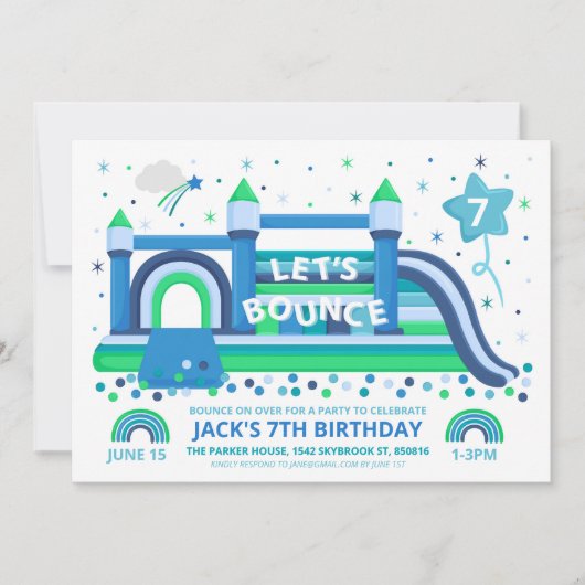 Uitnodiging van de Partij van het Huis van de Boun (Voorkant)