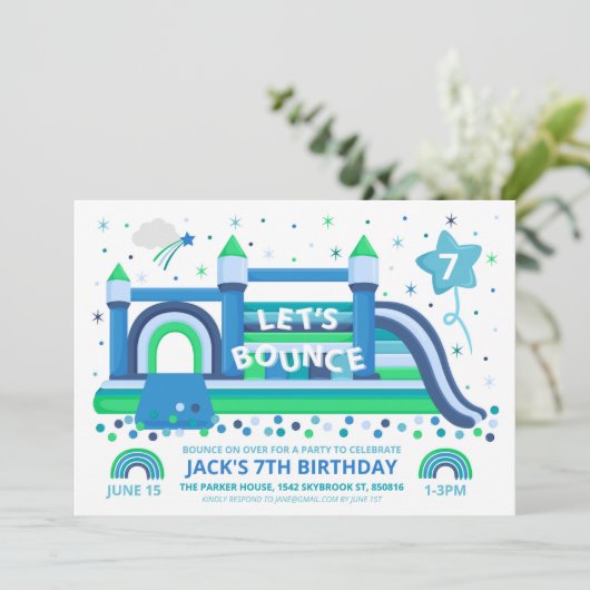 Uitnodiging van de Partij van het Huis van de Boun (Staand voorkant)