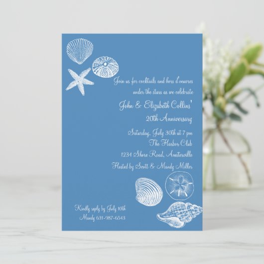 Uitnodiging van de partij van het Jubileum van het (Staand voorkant)