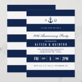 Uitnodiging van de partij van het Jubileum van het (Voorkant / Achterkant)