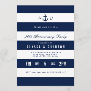 Uitnodiging van de partij van het Jubileum van het