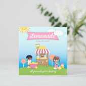 Uitnodiging van de Partij van het Kind van de Trib (Staand voorkant)