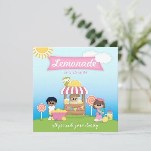 Uitnodiging van de Partij van het Kind van de Trib (Staand voorkant)