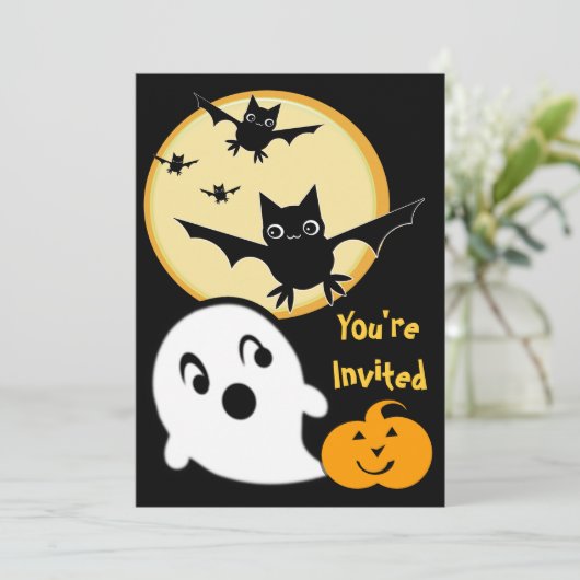 Uitnodiging van de partij van het Kind van toegest (Staand voorkant)