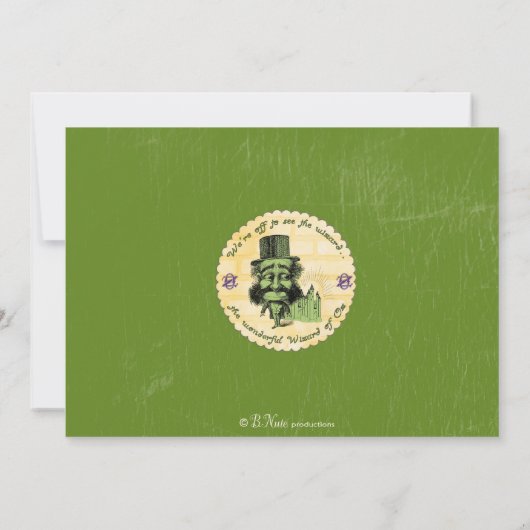 Uitnodiging van de partij van het schoppen - Toven (Achterkant)