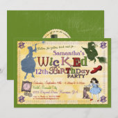 Uitnodiging van de partij van het schoppen - Toven (Voorkant / Achterkant)