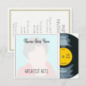  uitnodiging van de Partij van het Sleeve van het  (Voorkant / Achterkant)