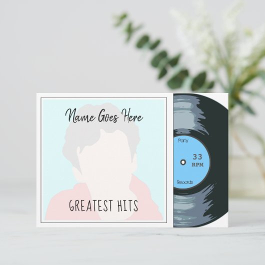 uitnodiging van de Partij van het Sleeve van het (Staand voorkant)