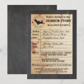 Uitnodiging van de Partij van het Verhaal van de K (Voorkant / Achterkant)