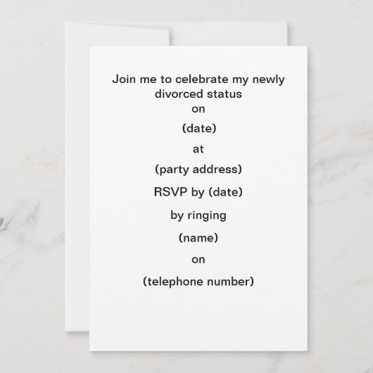 Uitnodiging van de Partij van het volgende Hoofdst (Achterkant)