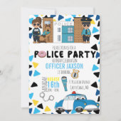 Uitnodiging van de partij van politie (Voorkant)