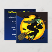 Uitnodiging van de partij van Wschad Witch Hallowe (Voorkant / Achterkant)