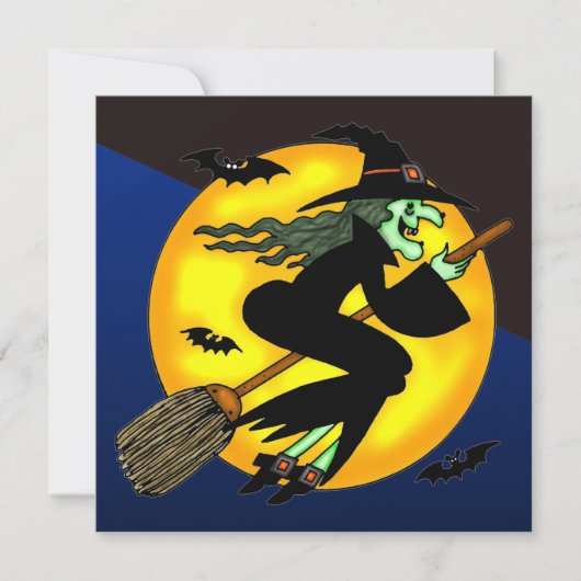 Uitnodiging van de partij van Wschad Witch Hallowe (Voorkant)