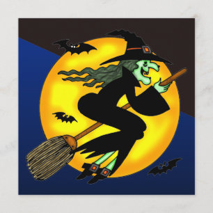 Uitnodiging van de partij van Wschad Witch Hallowe