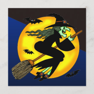 Uitnodiging van de partij van Wschad Witch Hallowe