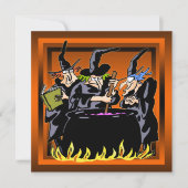 Uitnodiging van de partij van Wschad Witch Hallowe (Voorkant)