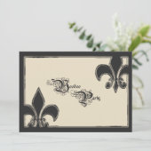 Uitnodiging van de partij Voodoo (Staand voorkant)