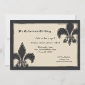 Uitnodiging van de partij Voodoo (Achterkant)