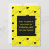 Uitnodiging van de Partij voor Banana Graduation (Achterkant)