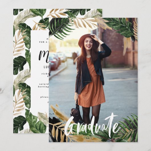 Uitnodiging van de partij voor de aankondiging van (Voorkant / Achterkant)